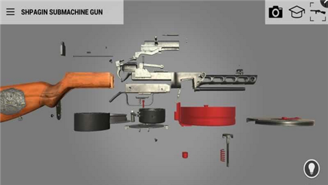 博物馆中的武器3d