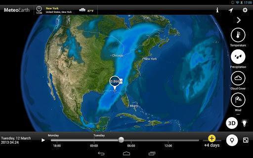 meteoearth全球天气预报