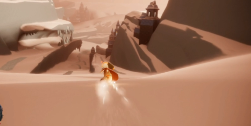 光遇霞谷无翼怎么过终点